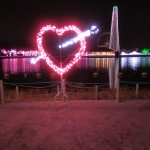 ハートのイルミネーション