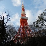公園から見た東京タワー