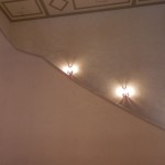 階段と照明
